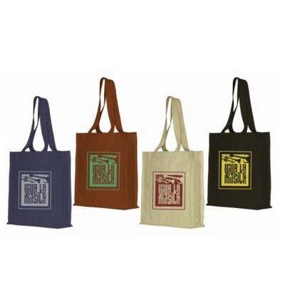 Cotton Canvas Everyday Grocery Shopper Tote Bag